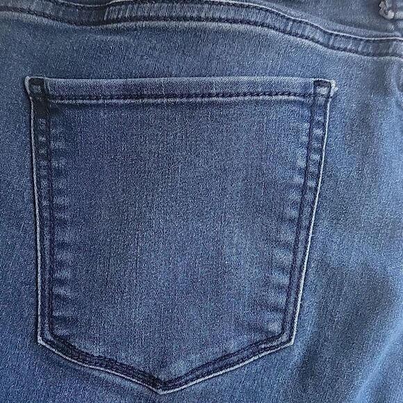 Decree Blue Denim Stretch Skinny Jeans Womens Size Waist 26" - Picture 2 of 13